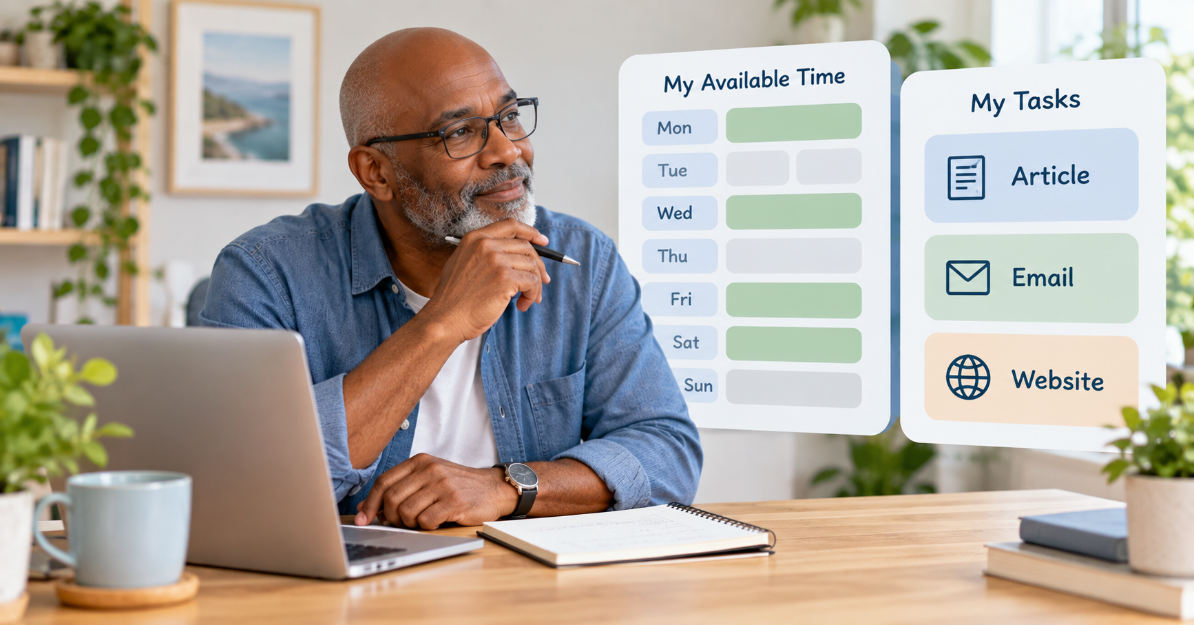 Small business time management starts by planning around the time actually available
