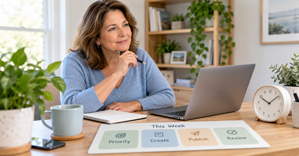 Time management for small business owners using a simple weekly work plan