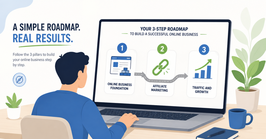 3-step roadmap for online business